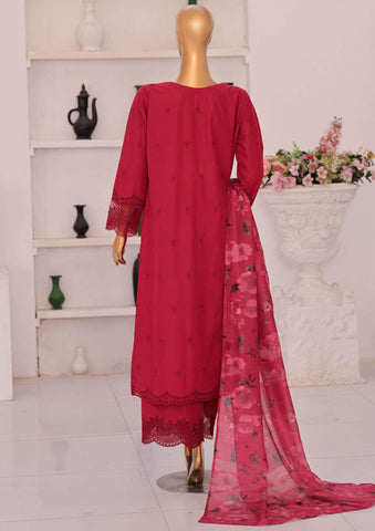 Floral Vibes by HZ Textiles | Embroidered 3 Piece Unstitched Lawn Suit D-5