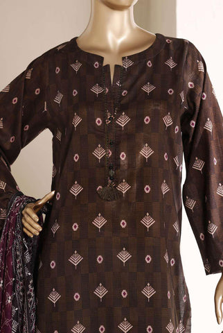 SADABAHAR Luxury Printed Lawn | 3 Piece Stitched Suit D-7