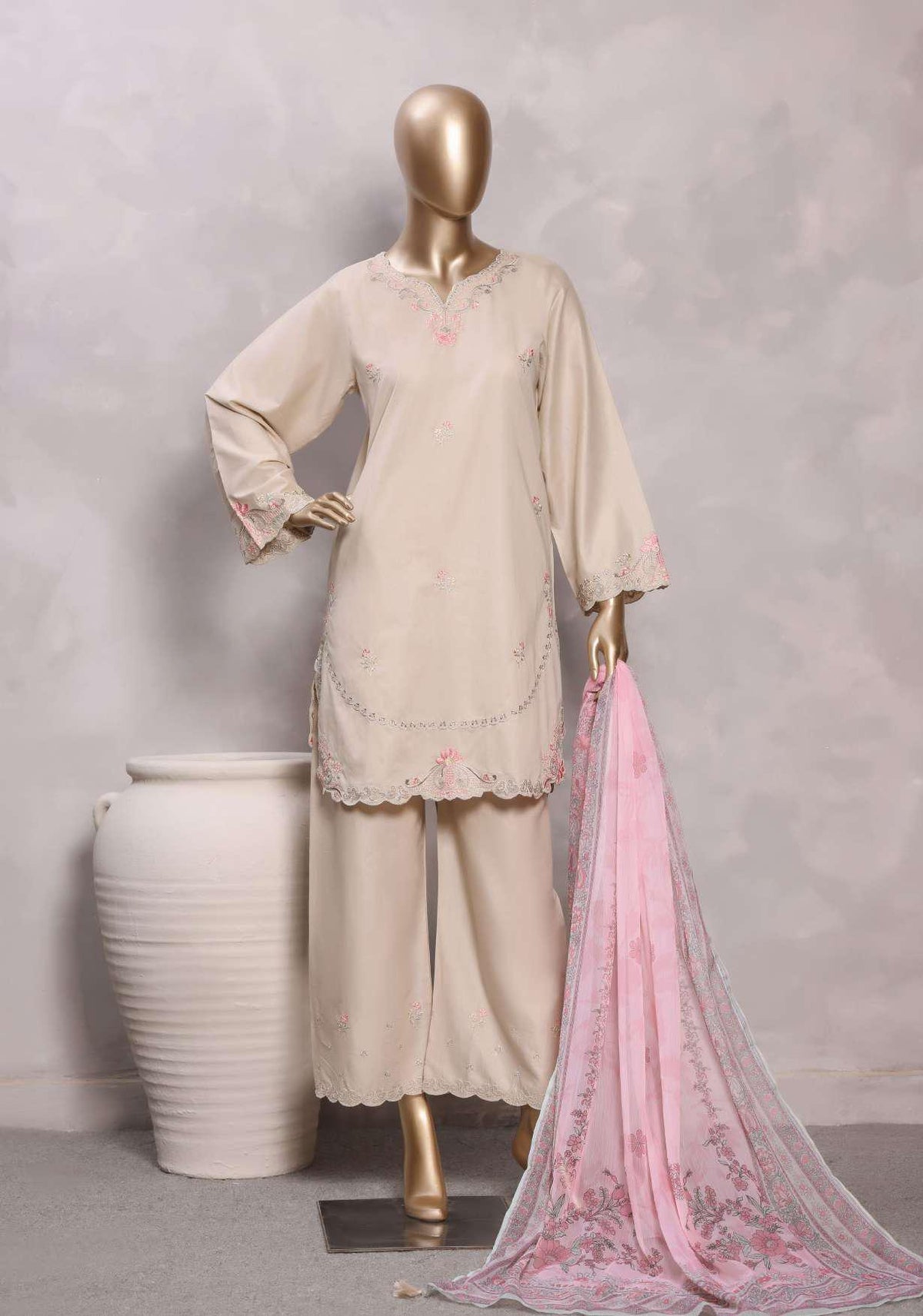 Sadabahar Eclair Embroidered Lawn Stitched 3 Piece Suit D-6