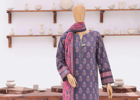 Platinum Jaipuri Prints by HZ Textiles | Digital Printed Lawn 3 Piece Unstitched Suit D-6