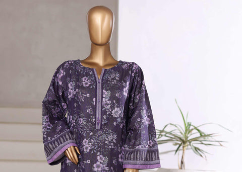 Sadabahar Printed Khaddar With Shimmer Ready To Wear 3Pc D-8