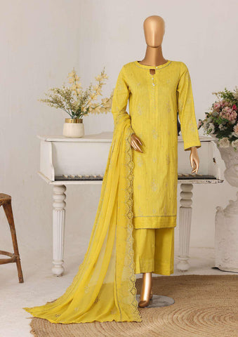 Mayaar by HZ Textiles | Embroidered 3 Piece Unstitched Suit D-10