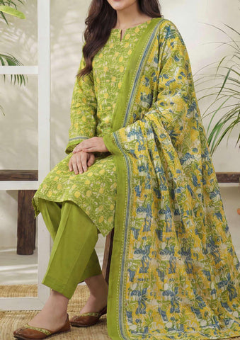 Daman Exclusive | Printed Lawn 3 Piece Unstitched Suit D-7