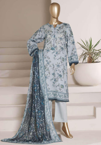 Sadabahar Luxury Lawn Printed 3 Piece Stitched Suit D-8