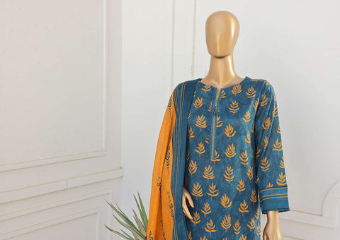 Asasa Vol1 Digital Embroidered Lawn 3Pcs Hz Tex D-07