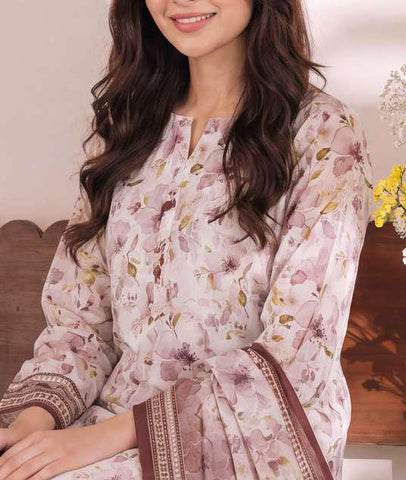Daman Exclusive by VS Textiles | Printed Cambric 3 Piece Unstitched Suit D-7