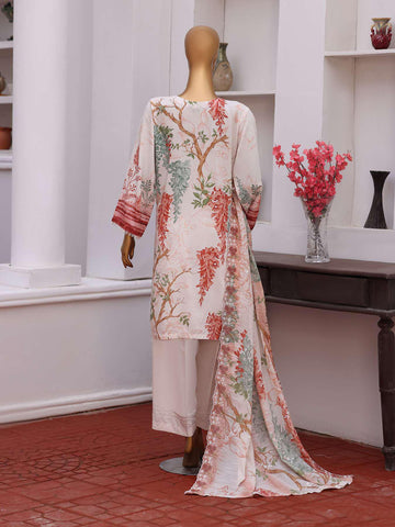 Winter Cut Dana | 3 Piece Semi-Stitched Embroidered Suit D-3