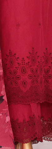 Floral Vibes by HZ Textiles | Embroidered 3 Piece Unstitched Lawn Suit D-5