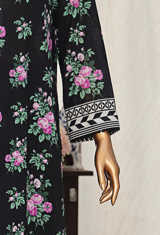 HZ Vital Prints Slub Lawn Dupatta  D-03