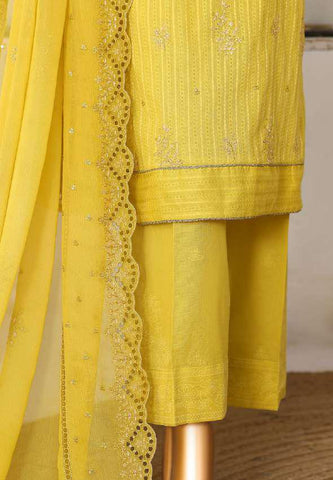 Mayaar by HZ Textiles | Embroidered 3 Piece Unstitched Suit D-10
