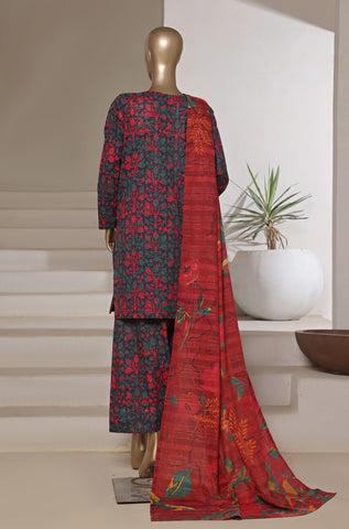 Printed Cotton With Farshi Shalwar Vol-02 By Sadabahar D-01