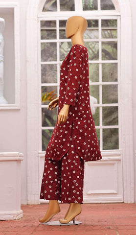 HZ Linen Wintery Printed Co-Ord Set D-3