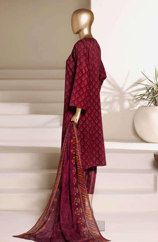 Sadabahar Luxury Lawn | Printed 3 Piece Stitched Suit D-8