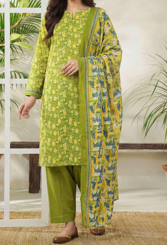 Daman Exclusive | Printed Lawn 3 Piece Unstitched Suit D-7