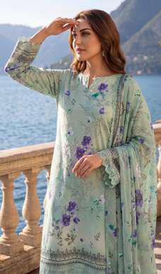 Colors by AlZohaib vol-2 | Digital Printed Lawn 3 Piece Unstitched Suit D-9