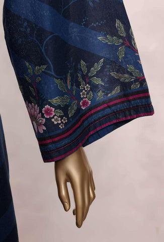 Sadabahar Printed Chamti Cotton | 3 Piece Stitched Kaftan Suit D-8