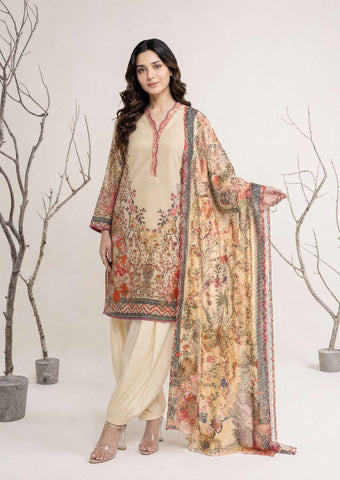 NAAZ by Tawakkal Fabrics | Digital Printed Lawn 3 Piece Unstitched Suit D-6