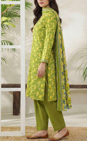 Daman Exclusive | Printed Lawn 3 Piece Unstitched Suit D-7