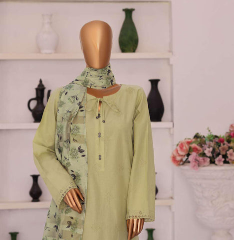 Floral Vibes by HZ Textiles | Embroidered 3 Piece Unstitched Lawn Suit D-6