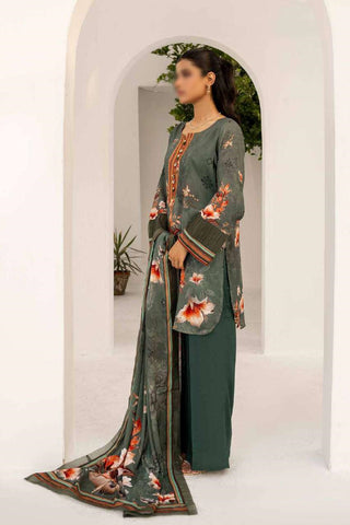 RESHAM LINEN PRINT DROP I COLL BY FIRDOUS D-05