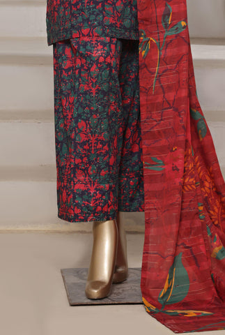 Printed Cotton With Farshi Shalwar Vol-02 By Sadabahar D-01