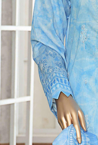 Asasa Digital Printed Emb Lawn Un Stitched 3 Pcs  HZ-5