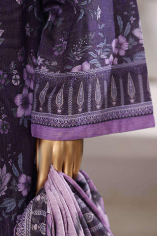 Sadabahar Printed Khaddar With Shimmer Ready To Wear 3Pc D-8