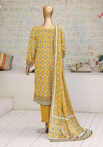 Nayab by HZ Textiles | Printed Lawn 3 Piece Unstitched Suit D-2