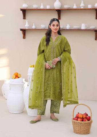 Eshaal Vol-2 Semi-Stitched Luxury Embellished Suit D-2