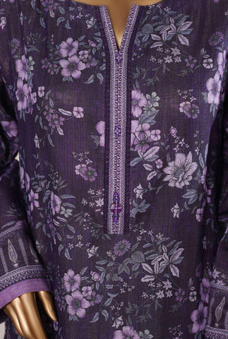 Sadabahar Printed Khaddar With Shimmer Ready To Wear 3Pc D-8