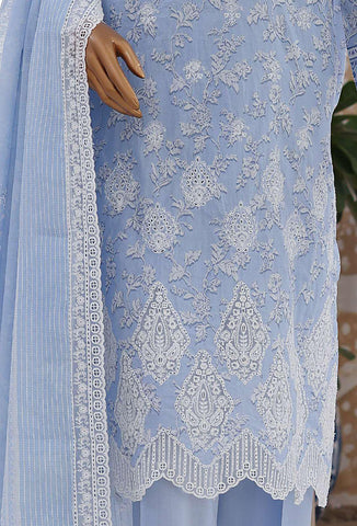 Nakshkari by HZ Textiles | Embroidered Lawn 3 Piece Unstitched Suit D-7