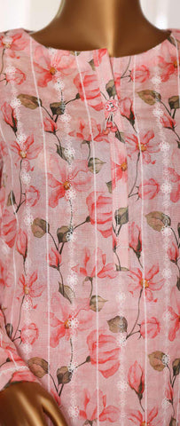 Dhagakari by HZ Textiles | Embroidered 3 Piece Unstitched Lawn Suit D-6