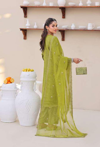 Eshaal Vol-2 Semi-Stitched Luxury Embellished Suit D-2
