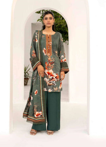 RESHAM LINEN PRINT DROP I COLL BY FIRDOUS D-05