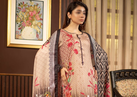 Salina Jacquard Print Linen Collection By Regalia D-09