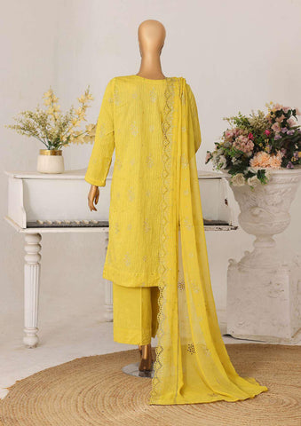 Mayaar by HZ Textiles | Embroidered 3 Piece Unstitched Suit D-10