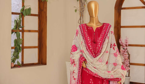 Mayaar Embroidered Un-Stitched 3 Piece Collection By HZ Textile D-4