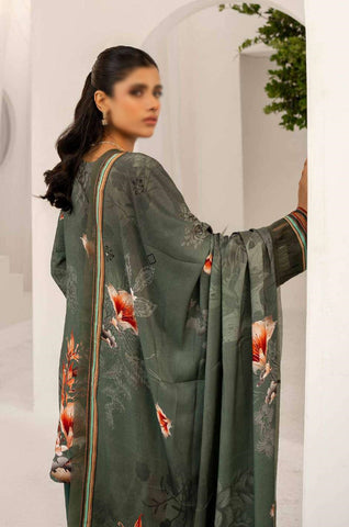 RESHAM LINEN PRINT DROP I COLL BY FIRDOUS D-05
