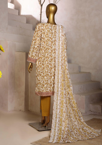 Dhagakari Embroidered Lawn Un Stitched 3 Pcs  Coll 2025 D-01