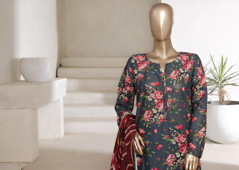 Printed Cambric Lawn Vol-01 By Sadabahar D-10
