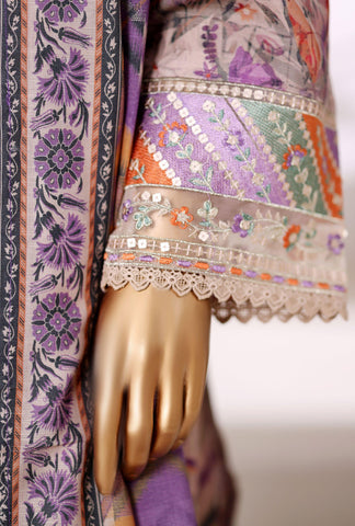 Malika Vol-2 Khaddar Embroidered 3 Piece Ready To Wear SB-1