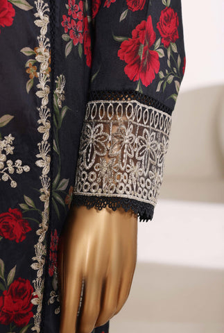 Luxury Lawn Signature  Heavy Embroidered 3 Piece Stitched Suit By Sadabahar D-1