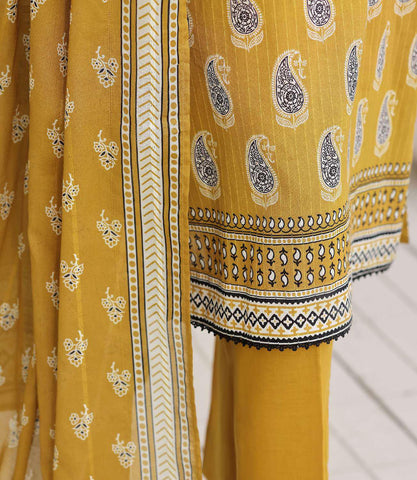 Nayab by HZ Textiles | Printed Lawn 3 Piece Unstitched Suit D-2