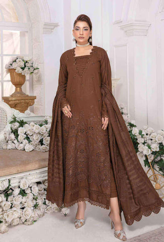 Chaap Luxury Emb Shamery Coll:24 By Sobia Waseem D-08