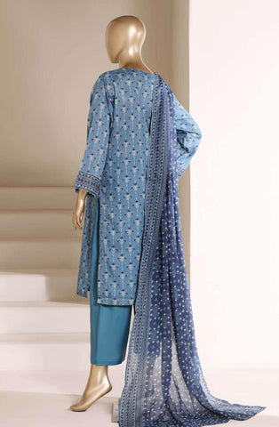 SADABAHAR Luxury Printed Lawn | 3 Piece Stitched Suit D-9