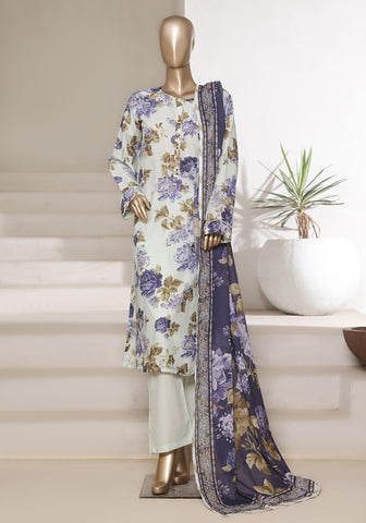 Printed Cambric Lawn Vol-01 By Sadabahar D-03