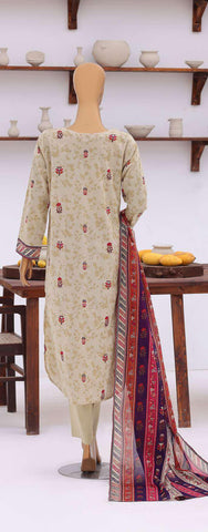 Everyday Prints by HZ Textiles | Printed Lawn 3 Piece Unstitched Suit D-6
