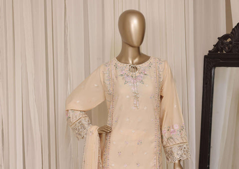 Sadabahar Luxury Embroidered Cotton Stitched 3 Piece Suit D-8
