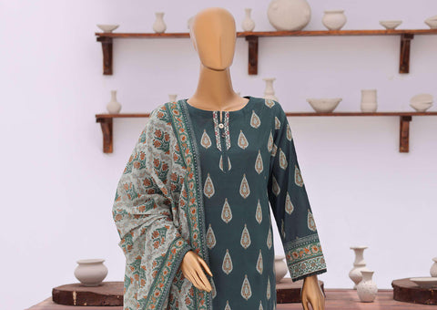 Platinum Jaipuri Prints by HZ Textiles | Digital Printed Lawn 3 Piece Unstitched Suit D-7