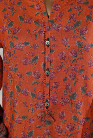 Sadabahar Printed Khaddar With Shimmer Ready To Wear 3Pc D-9